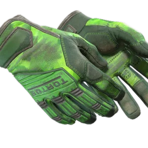 ★ Specialist Gloves | Lime Polycam (Battle-Scarred)