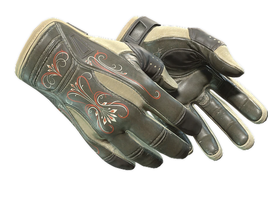 ★ Sport Gloves | Creme Pinstripe (Well-Worn)