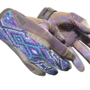 ★ Sport Gloves | Violet Beadwork (Battle-Scarred)