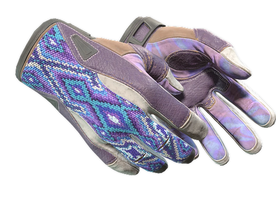 ★ Sport Gloves | Violet Beadwork (Well-Worn)