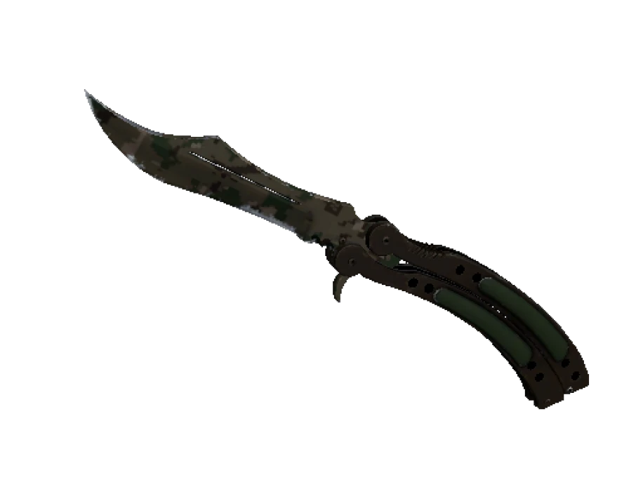 ★ StatTrak™ Butterfly Knife | Forest DDPAT (Well-Worn)
