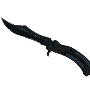 ★ StatTrak™ Butterfly Knife | Night (Well-Worn)