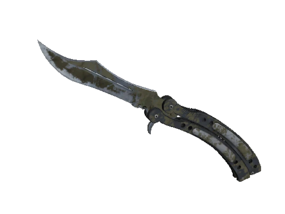 ★ StatTrak™ Butterfly Knife | Safari Mesh (Battle-Scarred)