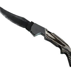 ★ StatTrak™ Falchion Knife | Black Laminate (Minimal Wear)