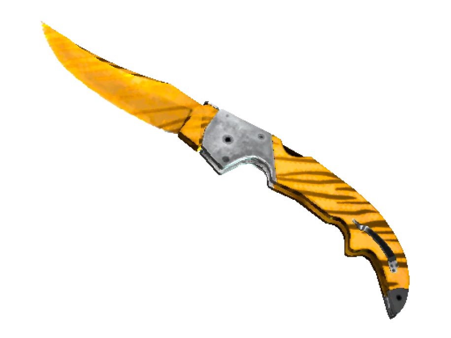 ★ StatTrak™ Falchion Knife | Tiger Tooth (Factory New)