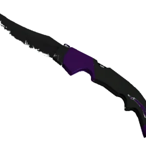 ★ StatTrak™ Falchion Knife | Ultraviolet (Well-Worn)