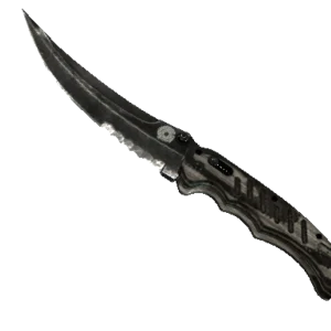 ★ StatTrak™ Flip Knife | Black Laminate (Battle-Scarred)
