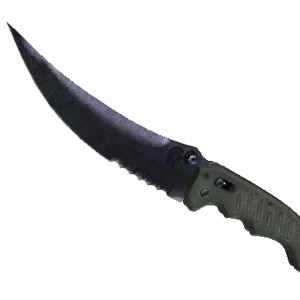 ★ StatTrak™ Flip Knife | Blue Steel (Battle-Scarred)