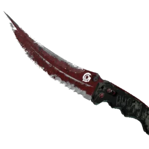 ★ StatTrak™ Flip Knife | Crimson Web (Battle-Scarred)