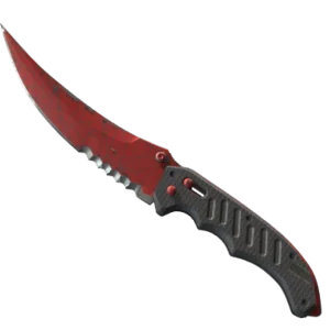 ★ StatTrak™ Flip Knife | Crimson Web (Well-Worn)