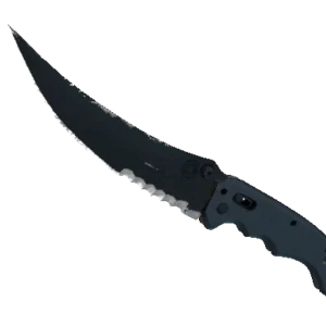 ★ StatTrak™ Flip Knife | Night (Well-Worn)