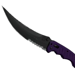 ★ StatTrak™ Flip Knife | Ultraviolet (Well-Worn)