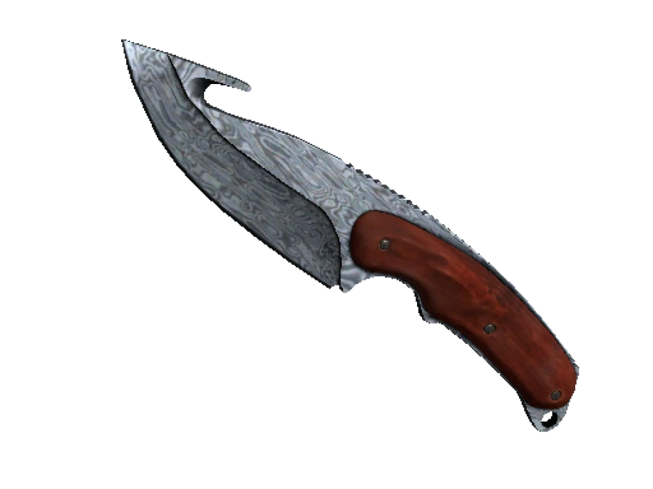 ★ StatTrak™ Gut Knife | Damascus Steel (Well-Worn)