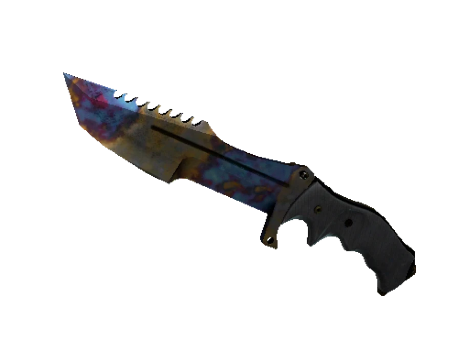 ★ StatTrak™ Huntsman Knife | Case Hardened (Well-Worn)