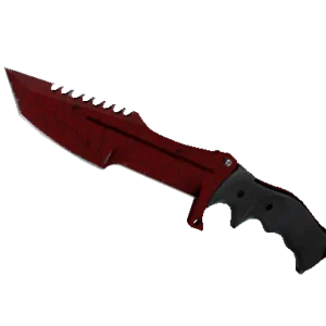 ★ StatTrak™ Huntsman Knife | Crimson Web (Well-Worn)