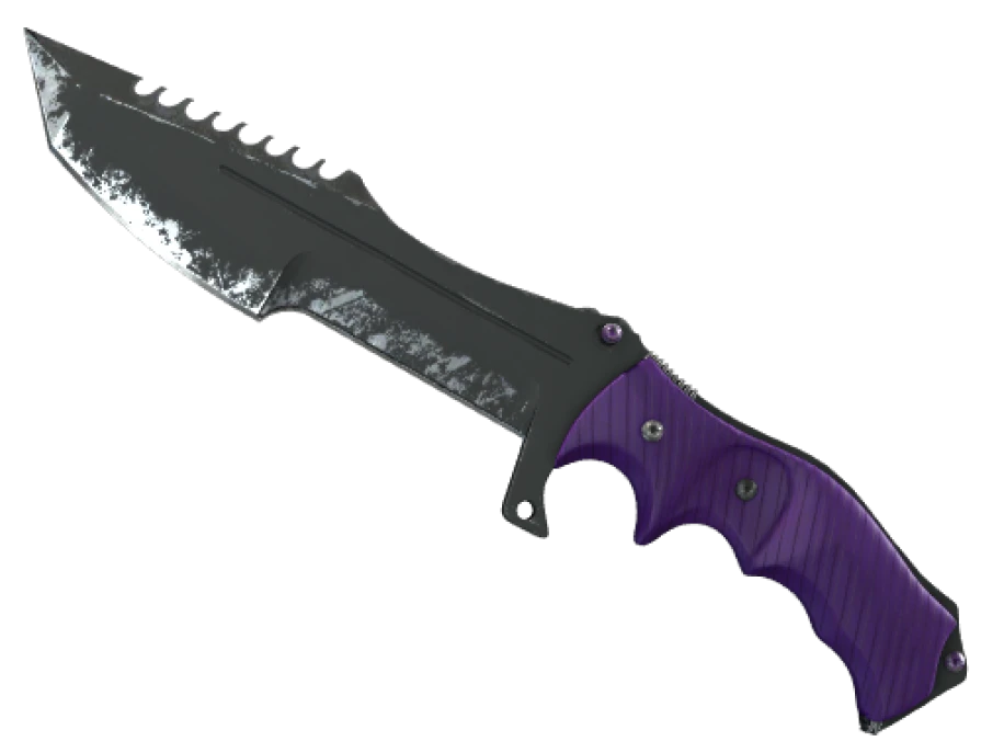 ★ StatTrak™ Huntsman Knife | Ultraviolet (Well-Worn)