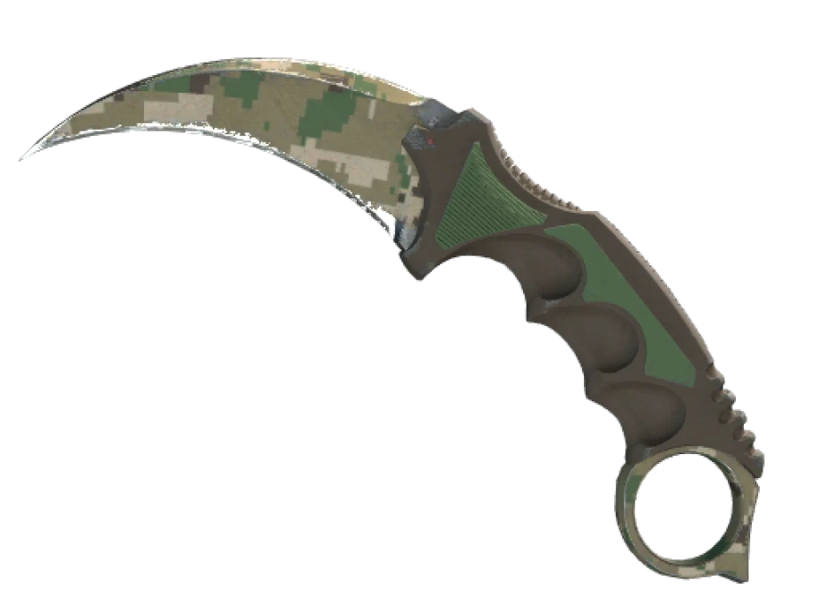 ★ StatTrak™ Karambit | Forest DDPAT (Well-Worn)