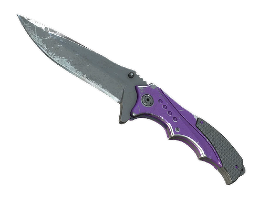 ★ StatTrak™ Nomad Knife | Ultraviolet (Battle-Scarred)