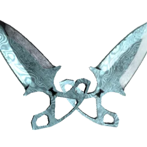 ★ StatTrak™ Shadow Daggers | Damascus Steel (Field-Tested)
