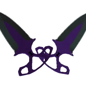 ★ StatTrak™ Shadow Daggers | Ultraviolet (Well-Worn)
