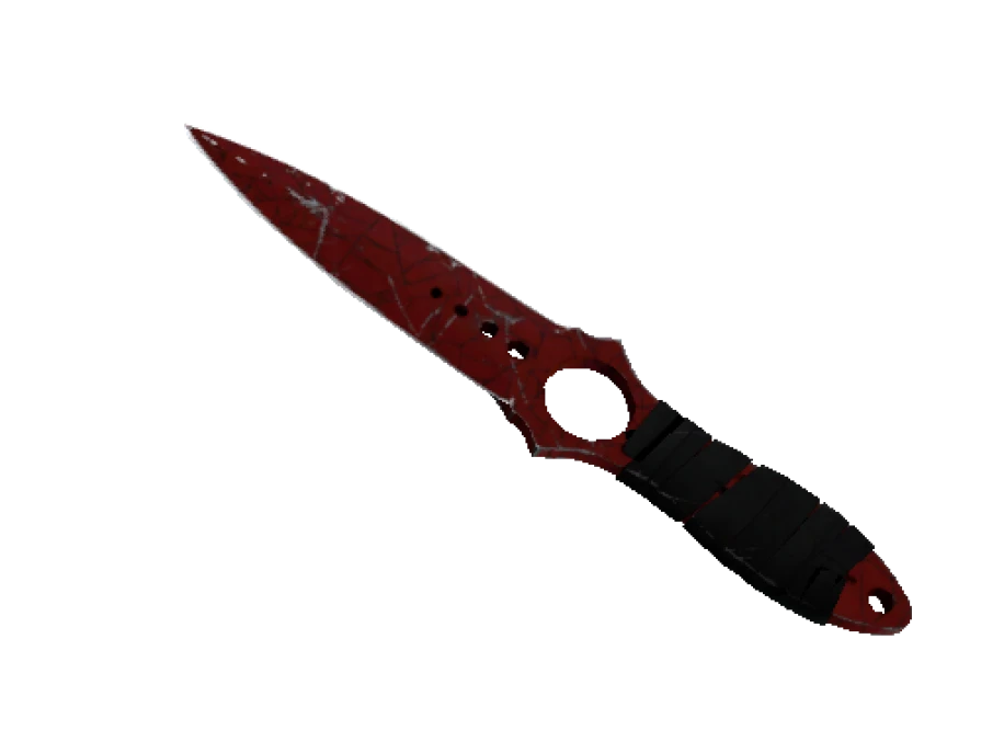 ★ StatTrak™ Skeleton Knife | Crimson Web (Battle-Scarred)