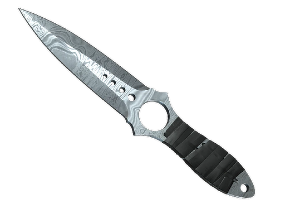 ★ StatTrak™ Skeleton Knife | Damascus Steel (Well-Worn)