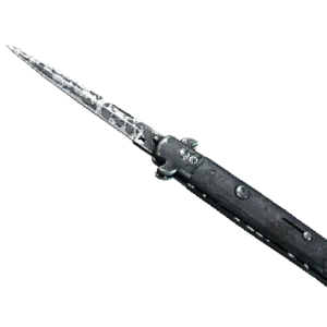 ★ StatTrak™ Stiletto Knife | Night Stripe (Battle-Scarred)