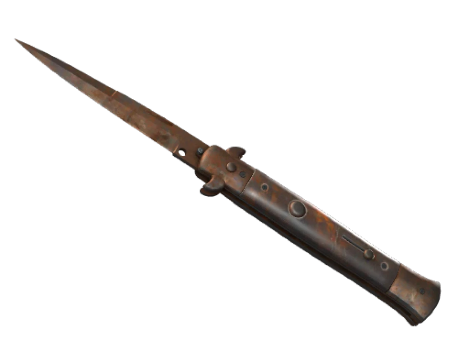 ★ StatTrak™ Stiletto Knife | Rust Coat (Battle-Scarred)
