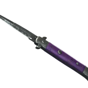 ★ StatTrak™ Stiletto Knife | Ultraviolet (Battle-Scarred)