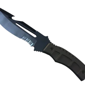 ★ StatTrak™ Survival Knife | Blue Steel (Well-Worn)