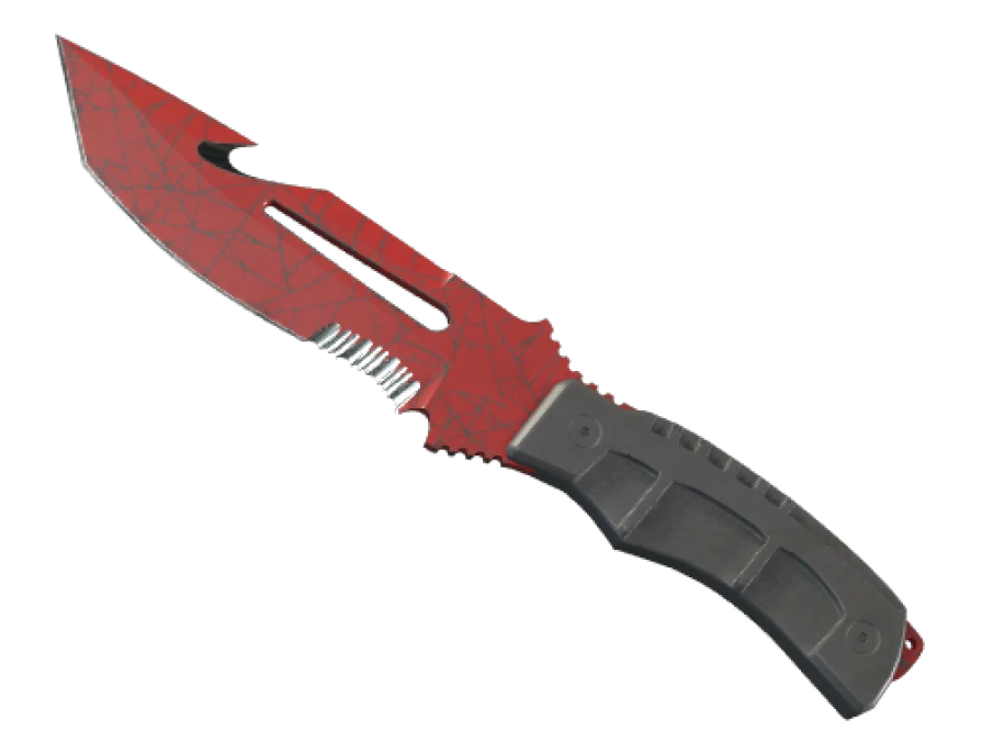 ★ StatTrak™ Survival Knife | Crimson Web (Well-Worn)