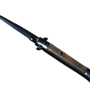 ★ Stiletto Knife | Blue Steel (Well-Worn)