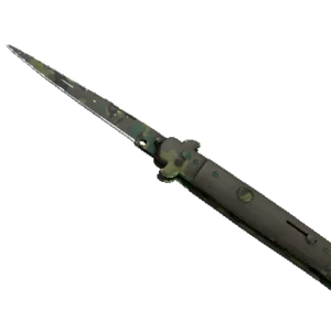 ★ Stiletto Knife | Boreal Forest (Well-Worn)