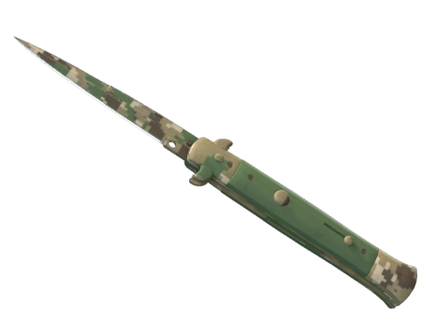 ★ Stiletto Knife | Forest DDPAT (Well-Worn)
