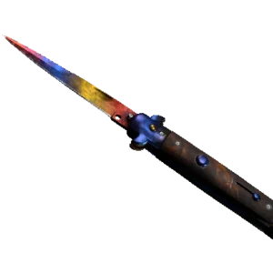 ★ Stiletto Knife | Marble Fade (Minimal Wear)