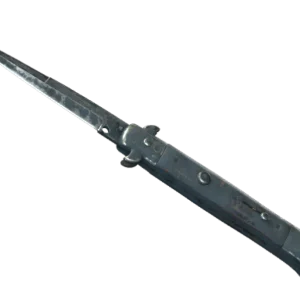★ Stiletto Knife | Night Stripe (Battle-Scarred)