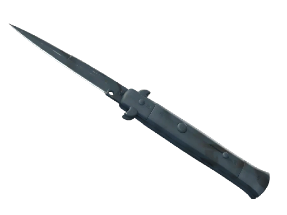 ★ Stiletto Knife | Night Stripe (Well-Worn)