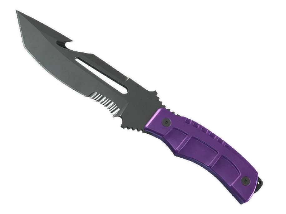 ★ Survival Knife | Ultraviolet (Well-Worn)